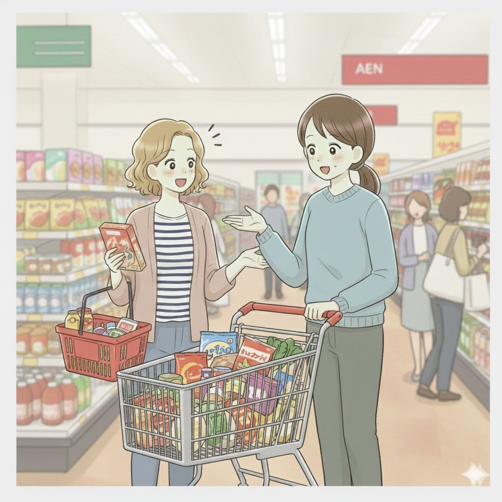 イオンで知人に会う確率